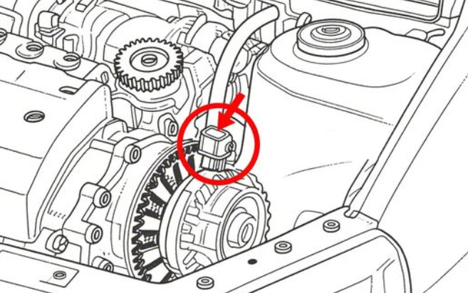 Crankshaft position sensor location