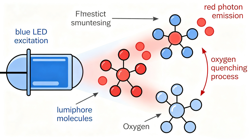 Fluorescence Quenching Principle of Optical DO Sensors