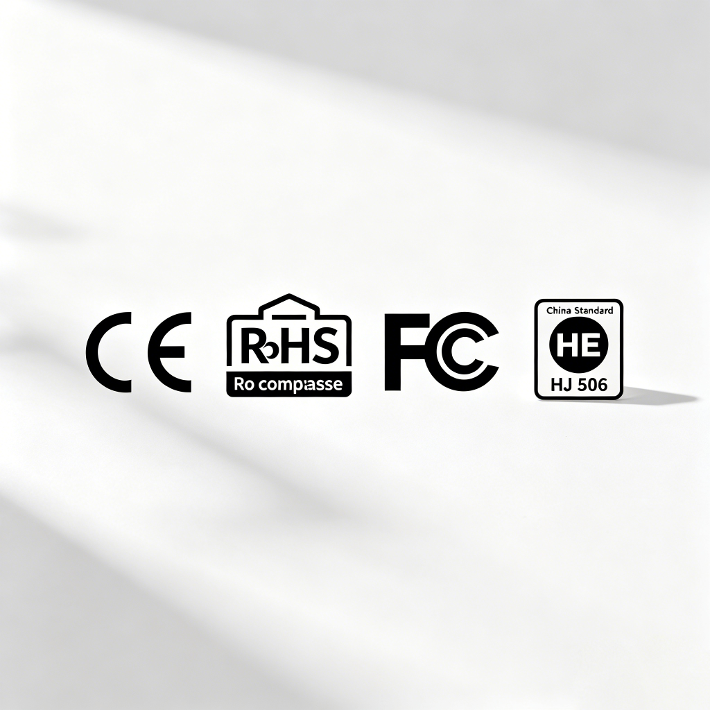 CE certification RoHS compliance FCC mark HJ 506 dissolved oxygen sensor regional requirements
