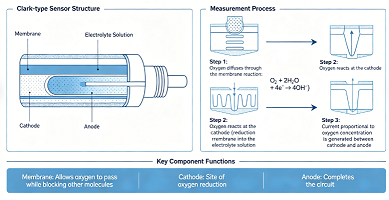 Clark-type polarographic Dissolved Oxygen Sensor Types Working principle