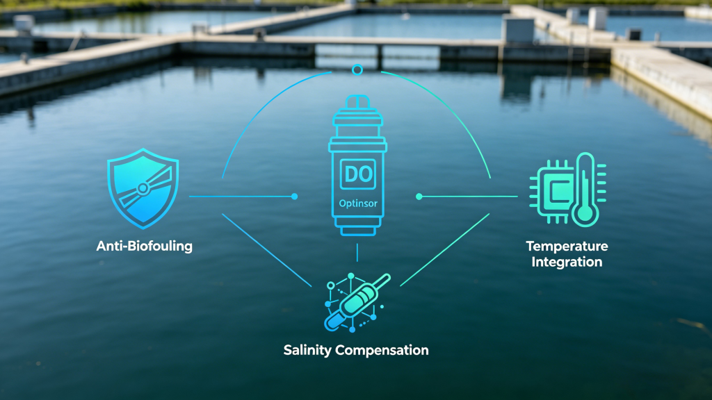 Key selection criteria for dissolved oxygen monitoring sensors biofouling salinity temperature