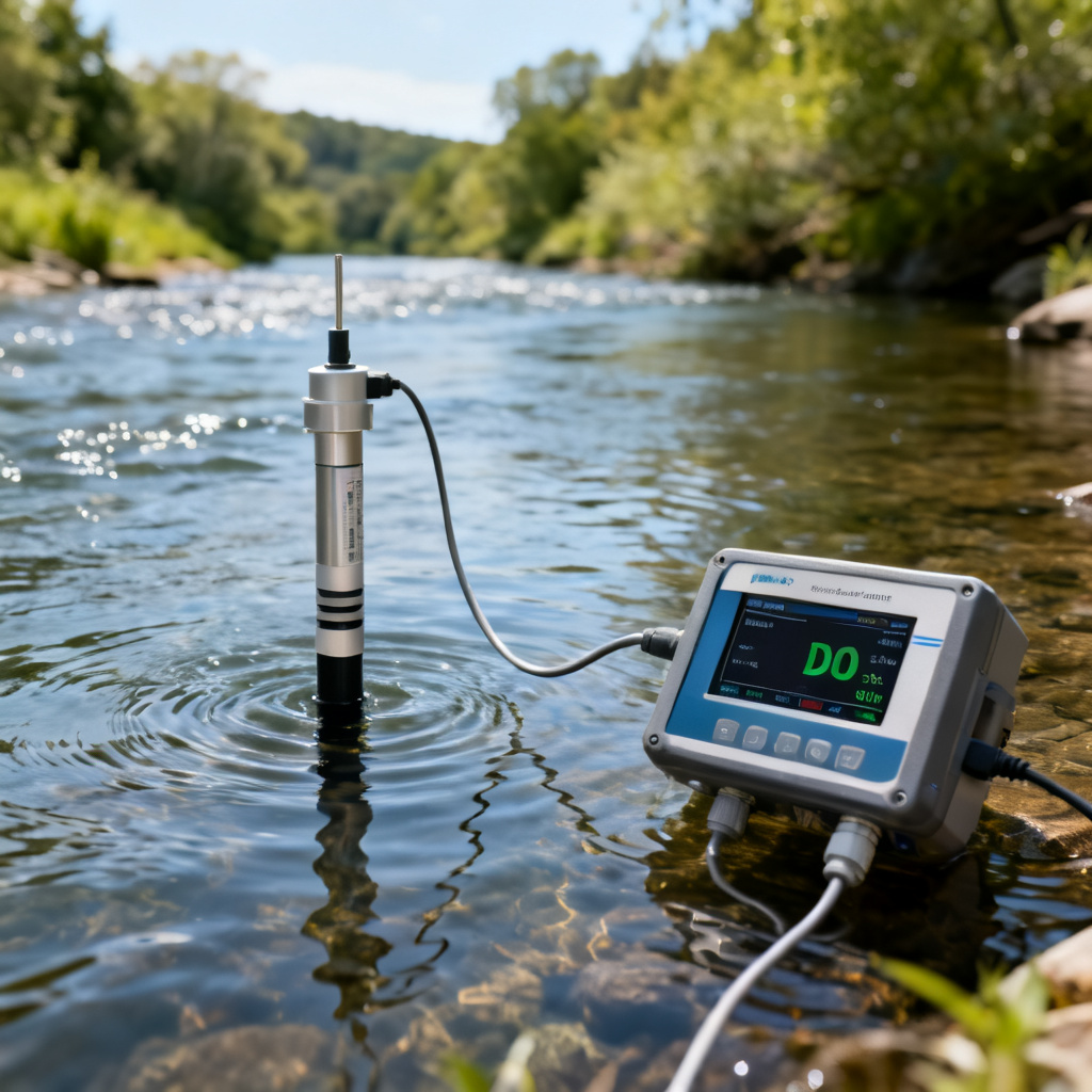 Dissolved oxygen sensor data collection for DO prediction in field