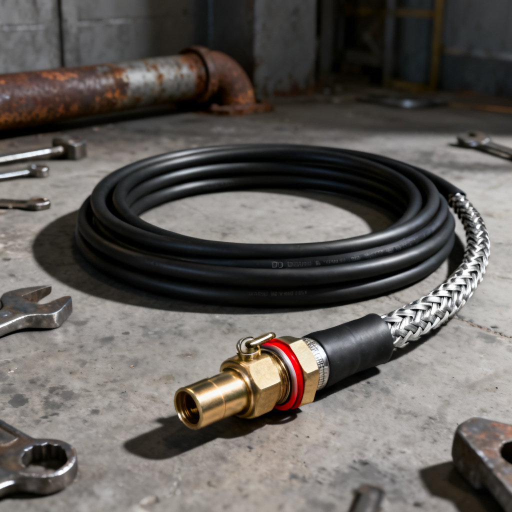 DO sensor installation cable management with strain relief