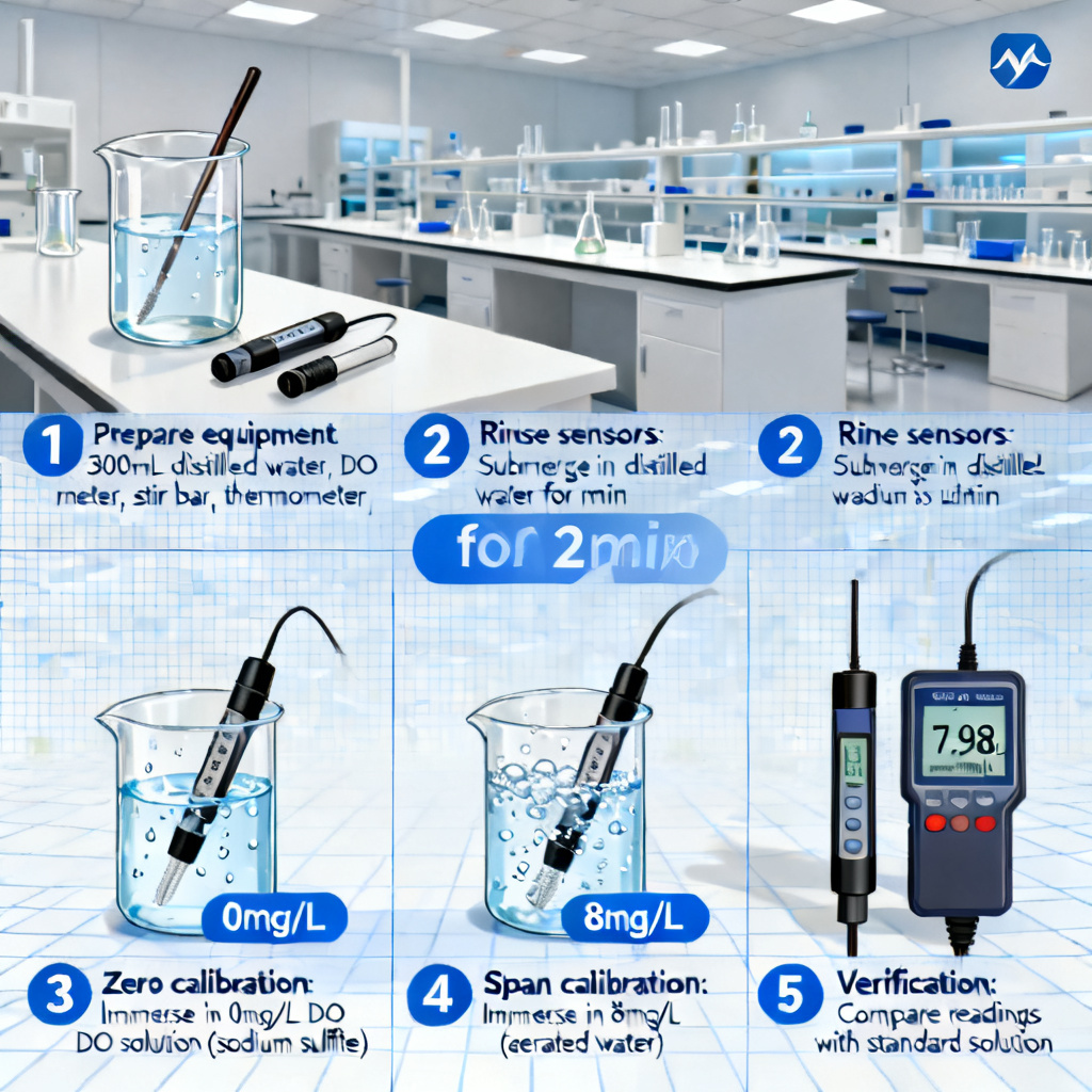 DO sensor calibration procedure for RAS engineers optical and electrochemical
