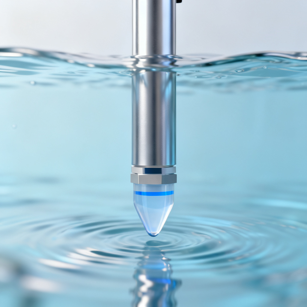 DO sensor installation vertical orientation preventing air bubbles