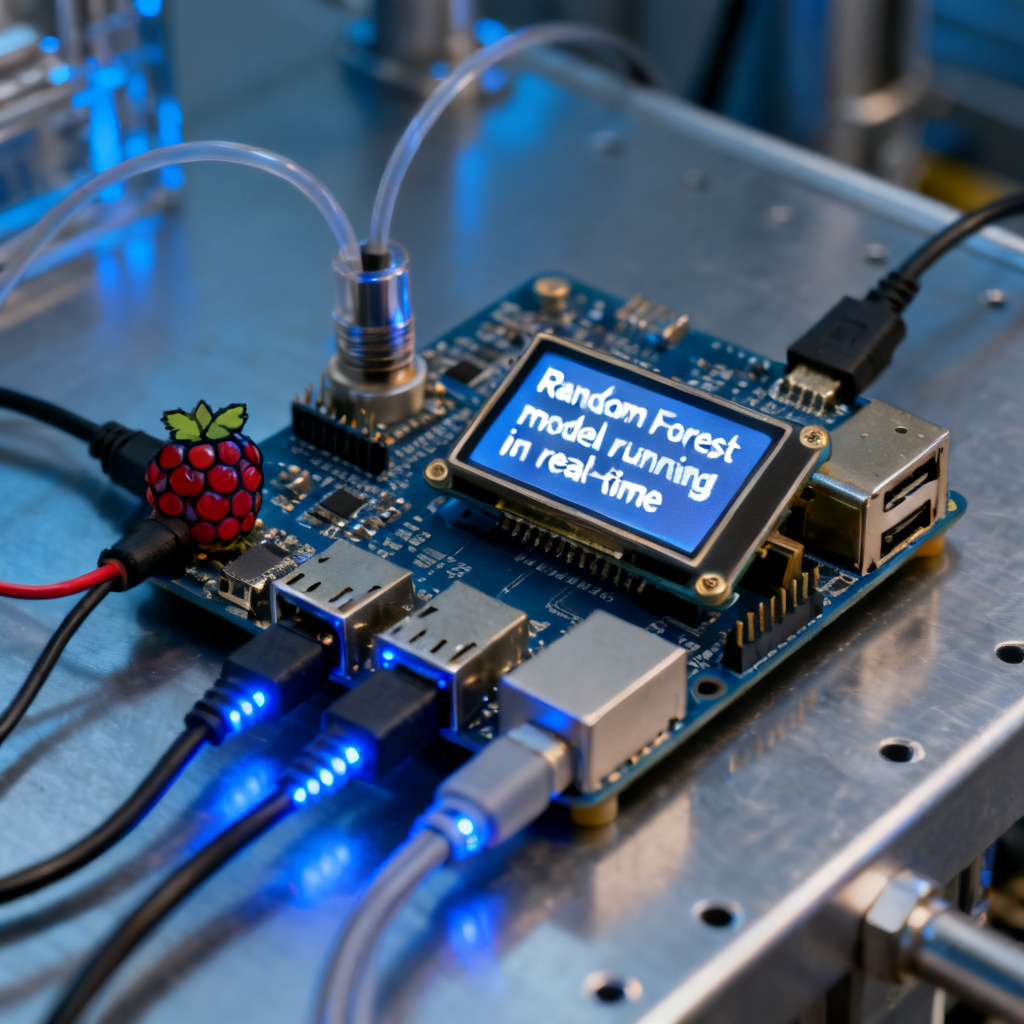 Edge device deployment for machine learning DO prediction