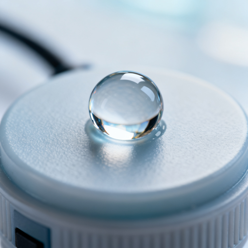 Optical DO sensor cap water drop test for membrane integrity verification