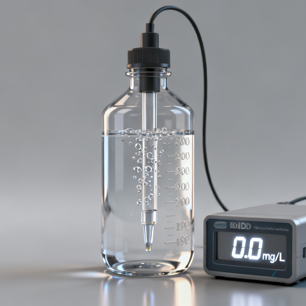 Zero point calibration of Optical DO Sensor using sodium sulfite solution