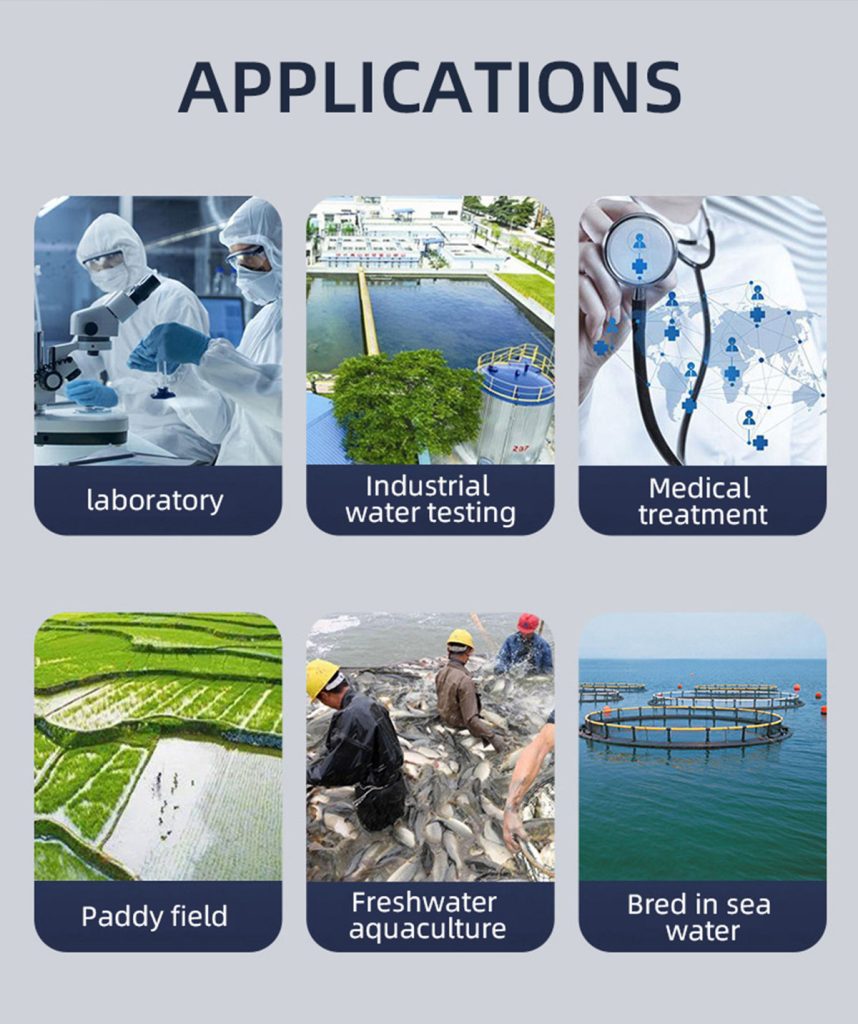Portable Dissolved Oxygen Analyzer FOR Commercial Aquaculture