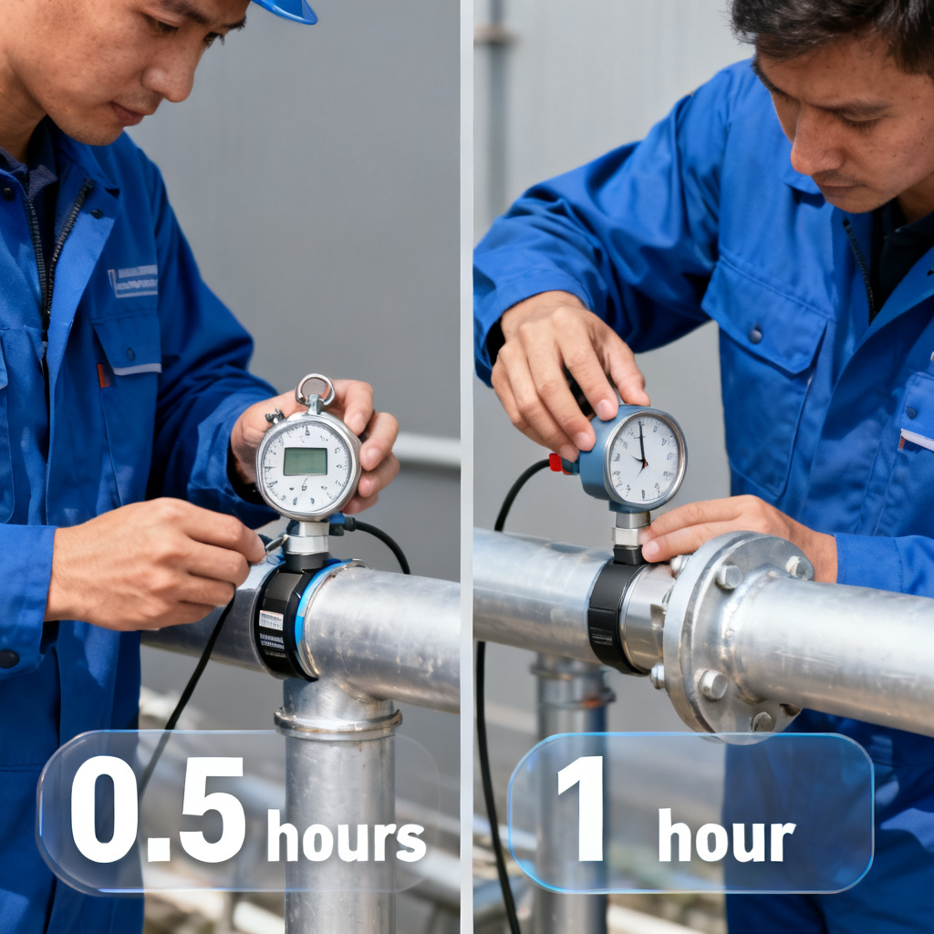 DO sensor installation labor comparison between optical and electrochemical types