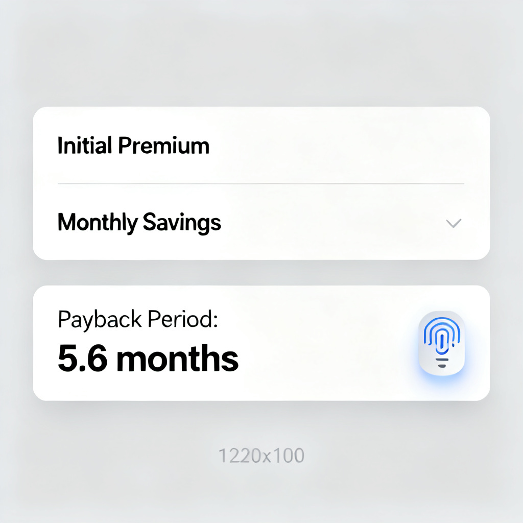 Payback period calculation for optical DO sensor upgrade